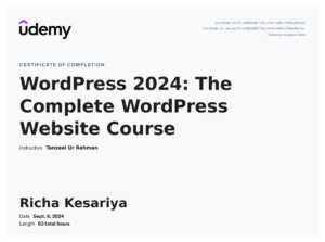 WordPress Certification