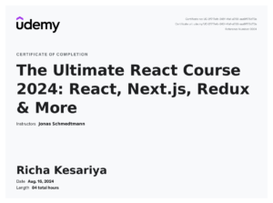 React Certification